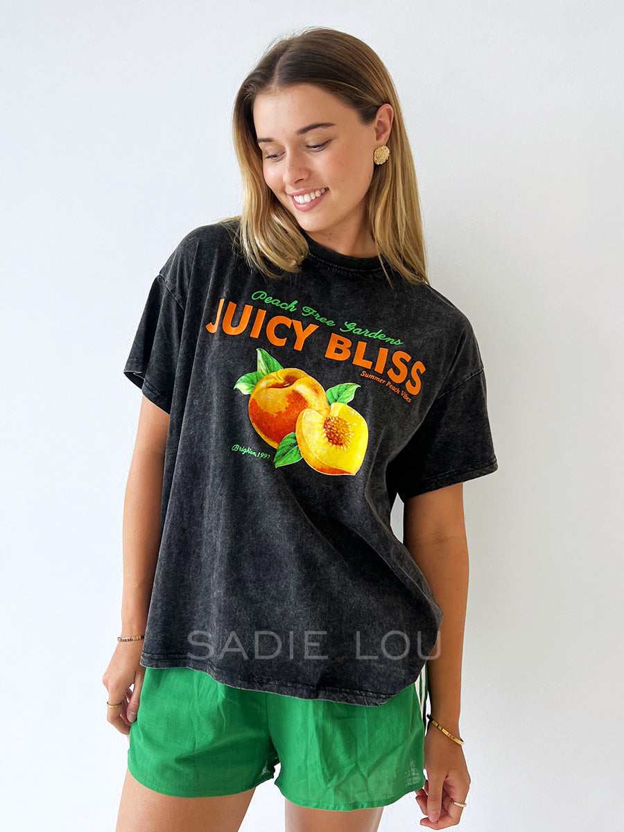 By Frankie / Juicy Bliss Tee - Black