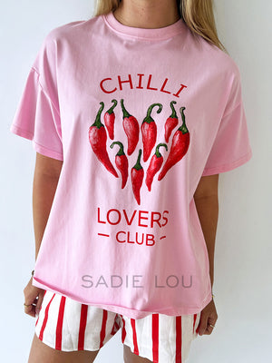 By Frankie / Chilli Lovers Club Tee - Pink