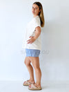 By Frankie / Blanca Shorts - Calippo Stripe