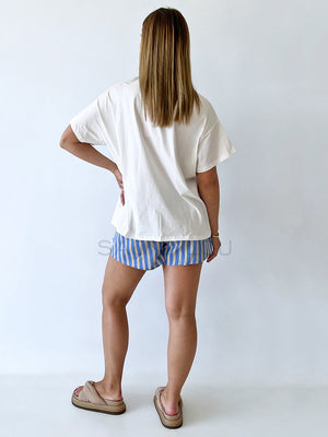 By Frankie / Blanca Shorts - Calippo Stripe