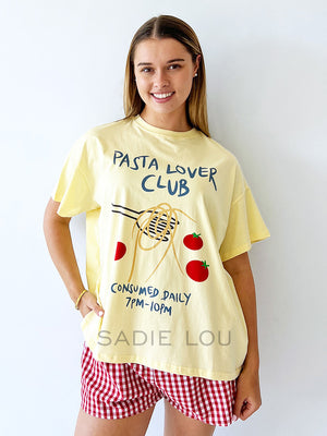 By Frankie / Yellow Pasta Lover Club Tee