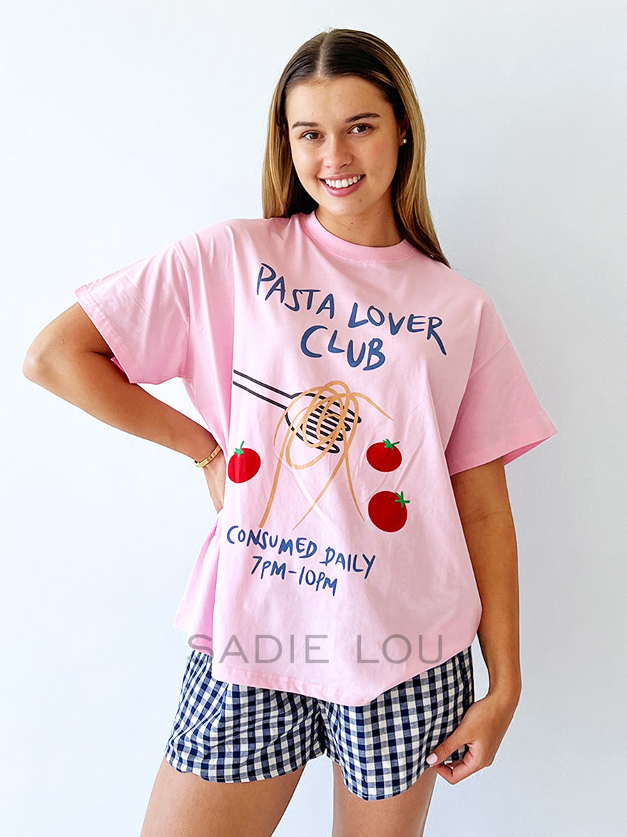 By Frankie / Pink Pasta Lovers Tee