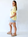 By Frankie / Blanca Shorts - Blue Bold Stripe