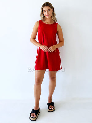 Winne Rae - Racer Red Dress