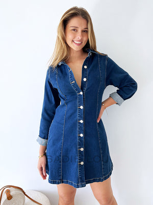 By Frankie / Colorado Denim Dress - Dark Wash