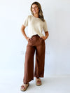 Little Lies / Jude Linen Pant - Rust