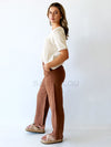 Little Lies / Jude Linen Pant - Rust