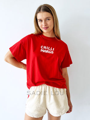 By Frankie / Chilli Margs Tee - Red