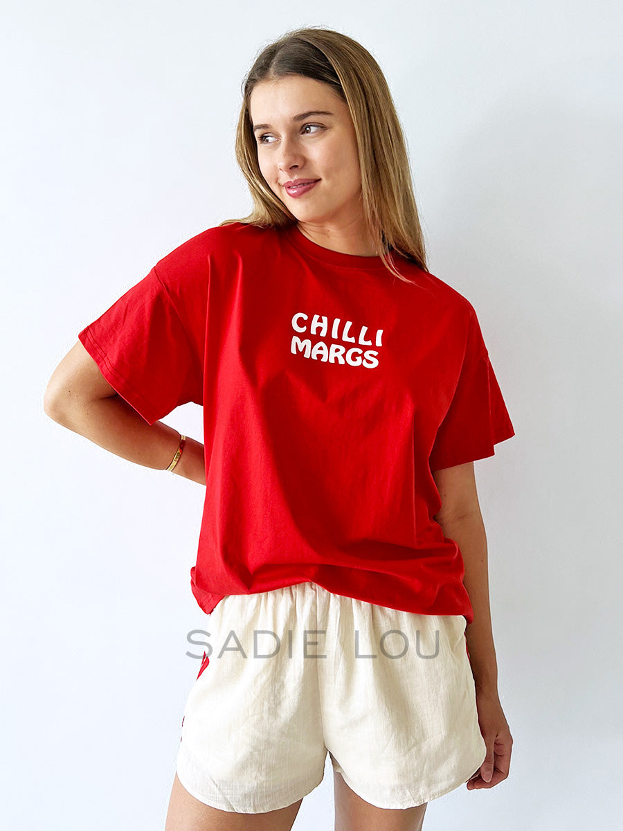 By Frankie / Chilli Margs Tee - Red