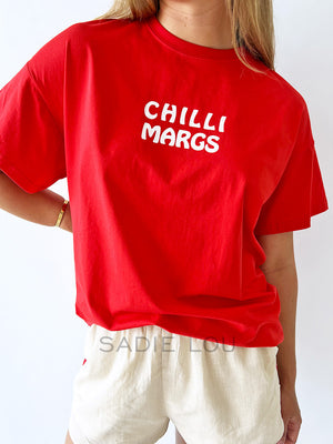 By Frankie / Chilli Margs Tee - Red