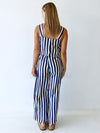 Waverly Jumpsuit - Blue/White Stripe