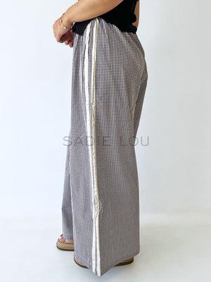 Merri Pant - Brown Gingham