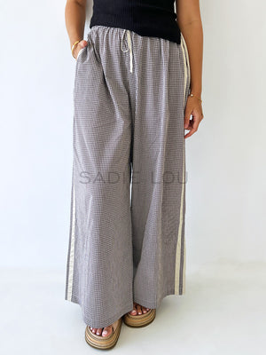 Merri Pant - Brown Gingham