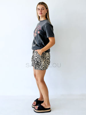 Rowan Leopard Shorts