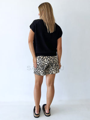 Rowan Leopard Shorts