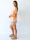 By Frankie / Soleil Shorts - Red/Beige