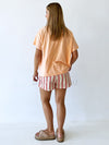 By Frankie / Soleil Shorts - Red/Beige