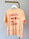 By Frankie / Sunsets and Cowboys Tee