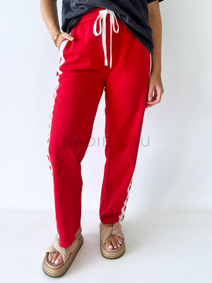 Cartel & Willow / Adeline Pant - Cherry