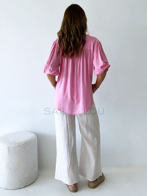 Palm Collective / Sylvie Blouse - Pink