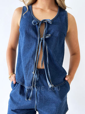 By Frankie / Cambell Tie Denim Set