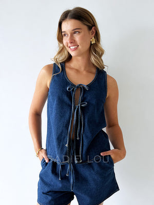 By Frankie / Cambell Tie Denim Set