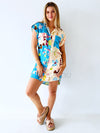 Palm Collective / Tropicana Shirt Dress - W/ Shell Belt