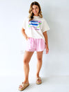 By Frankie /  Racer Shorts - Blush