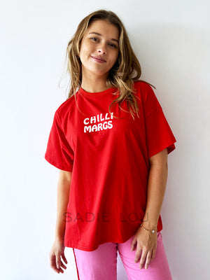 By Frankie / Chilli Margs Tee - Red