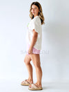 By Frankie /  Racer Shorts - Blush