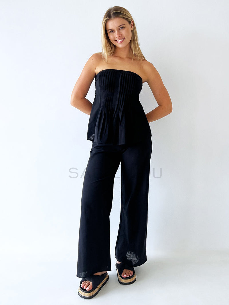 By Frankie / Alina Pant Set - Black