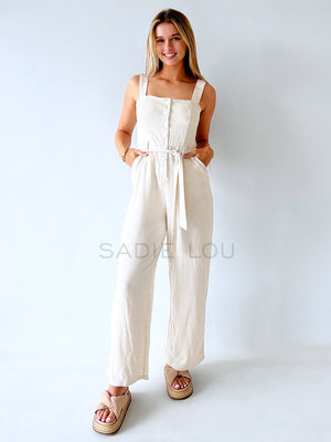 Faye Jumpsuit - Oat