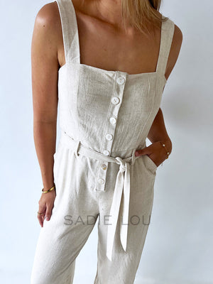 Faye Jumpsuit - Oat