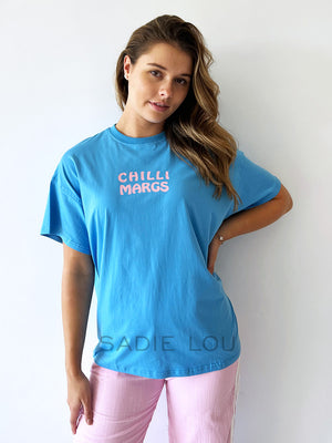 By Frankie / Chilli Margs Tee - Blue