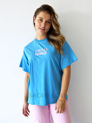 By Frankie / Chilli Margs Tee - Blue