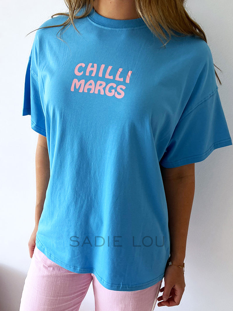 By Frankie / Chilli Margs Tee - Blue