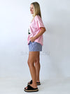 By Frankie / Coastal Cowgirl Tee - Pink