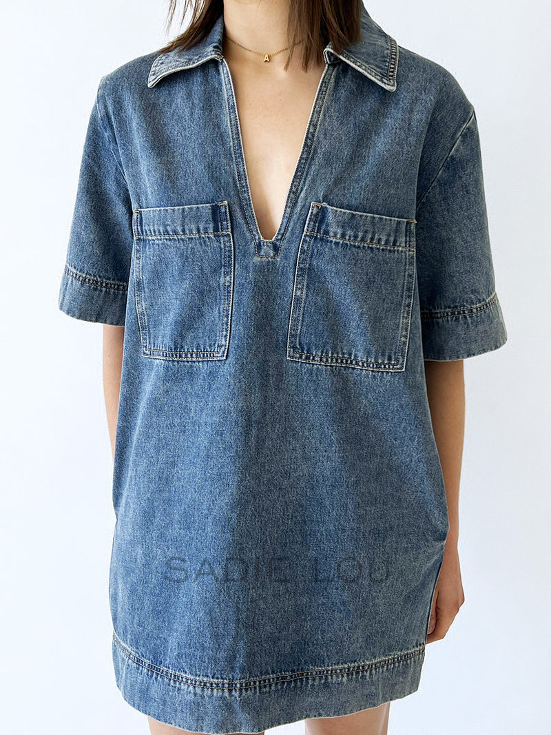 By Frankie / Holiday Denim Dress