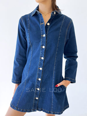 By Frankie / Colorado Denim Dress - Dark Wash