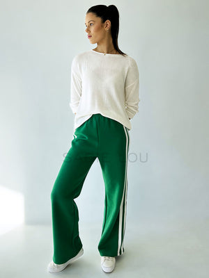 RESTOCKED By Frankie / Theo Fleece Pant - Green