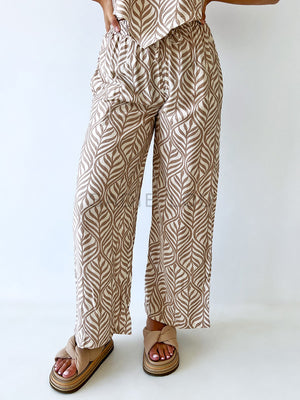 San Jose / Scarf Top Pant Set