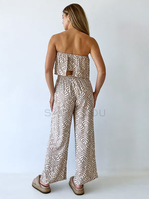 San Jose / Scarf Top Pant Set