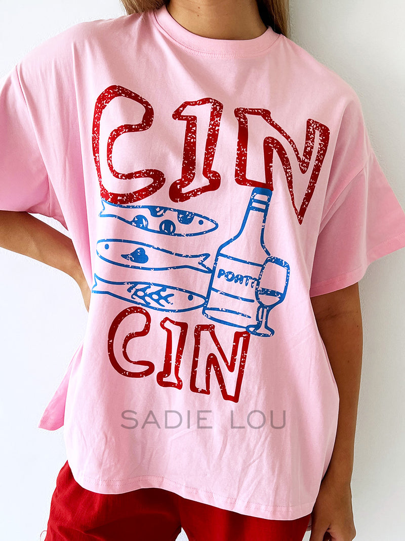 By Frankie / Cin Cin Tee - Pink