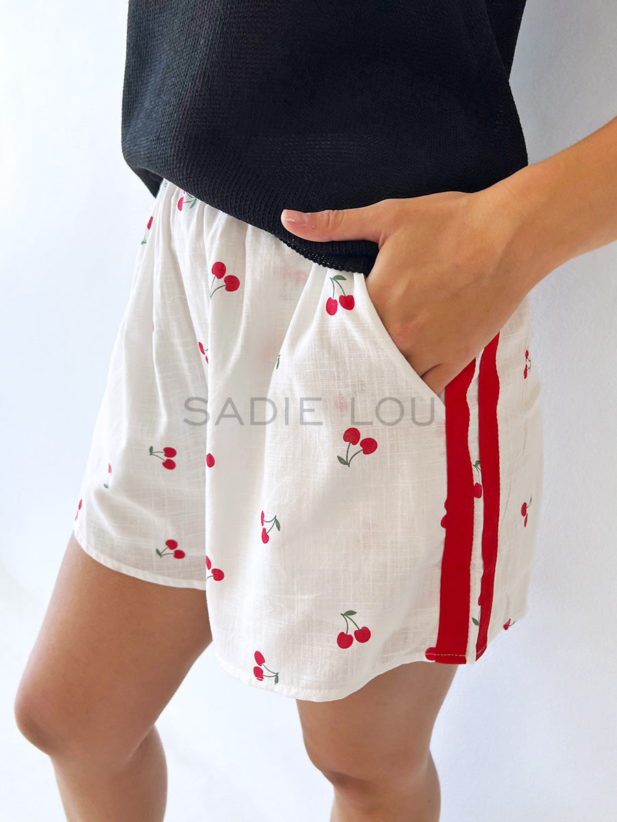 By Frankie / Cherry Bomb Short - White