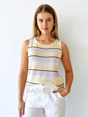 Little Lies / Spring Tank - Multi Stripe