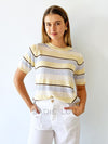 Little Lies / Spring Knit Tee - Multi Stripe