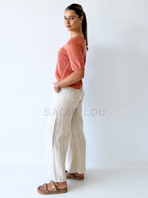 Little Lies / Jude Linen Pant - Natural