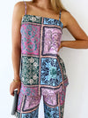 Zella The Label / Viola Singlet - Paisley Tile