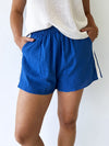 By Frankie / Racer Shorts - Blue Stripe