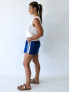 By Frankie / Racer Shorts - Blue Stripe